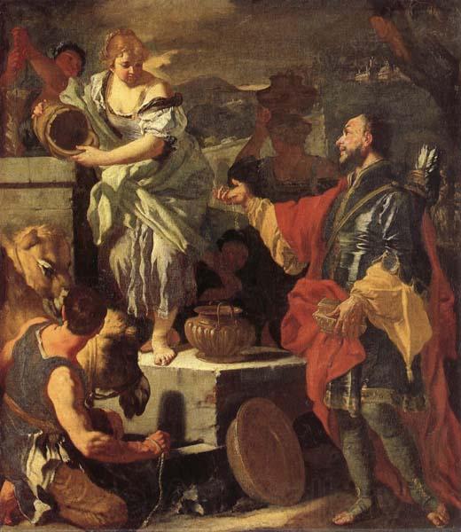 Francesco Solimena Rebecca at the Well Norge oil painting art
